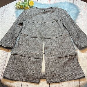 CAbi The Times Black and White Jacket sz S